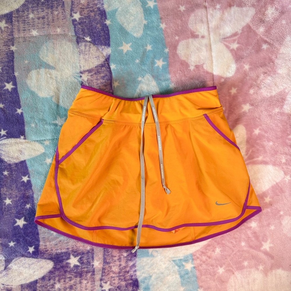 Nike Orange and Purple Skorts